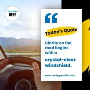 Free Social Media Auto Glass Template11